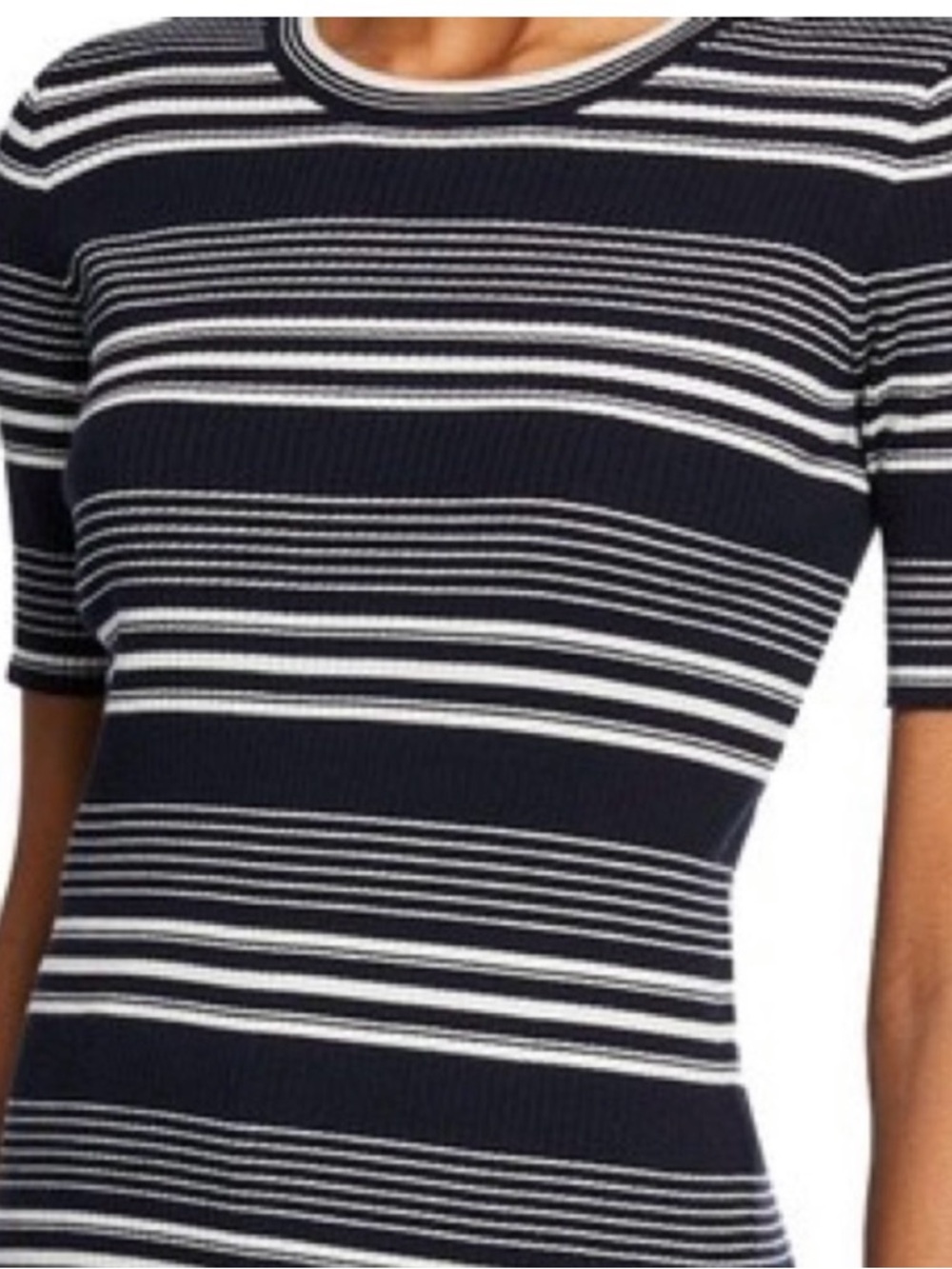 Frame denim Ribbed striped top - Picture 3 of 7